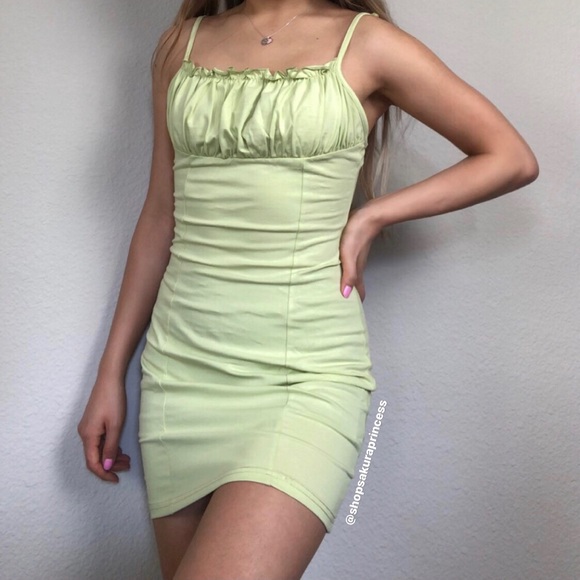 milkmaid bodycon dress